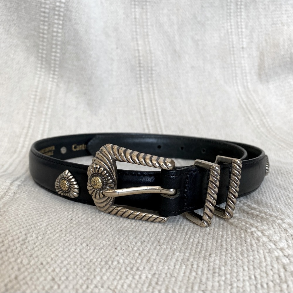 Vintage Canterbury leather belt size small